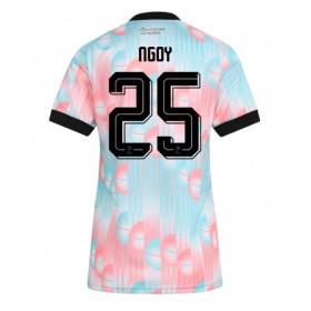Belgien Nathan Ngoy #25 Borta Kläder Dam VM 2026 Kortärmad